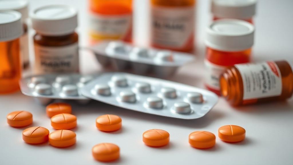 Balení a oranžové tablety generik Levitry na podporu erekce a zvýšení potence