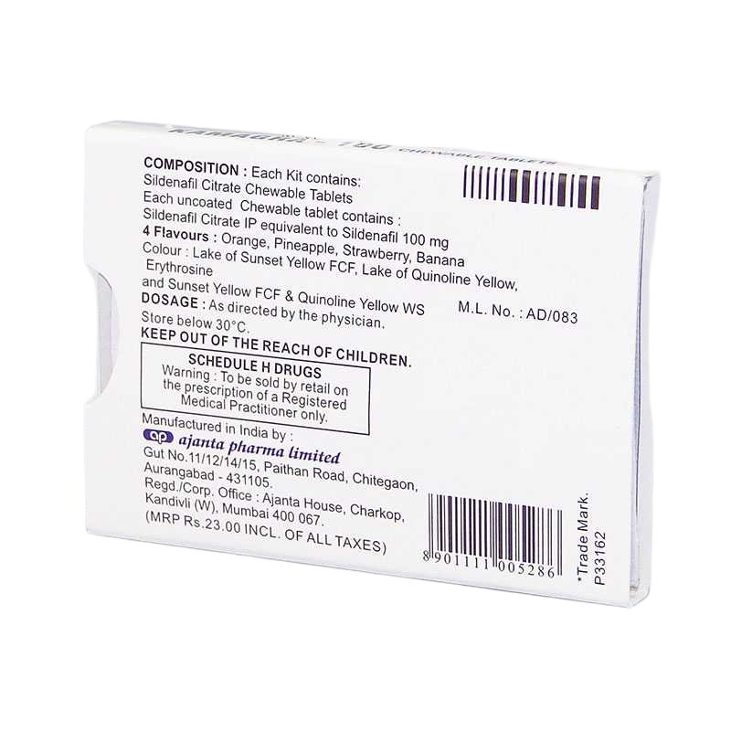 kamagra chewable 100 mg